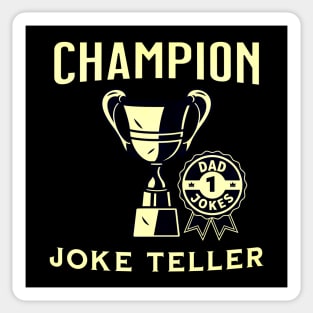 Champion Joke Teller Sticker